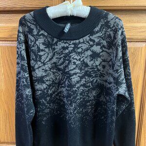Women's Athleta Sweater, Black/Taupe, Medium, EUC